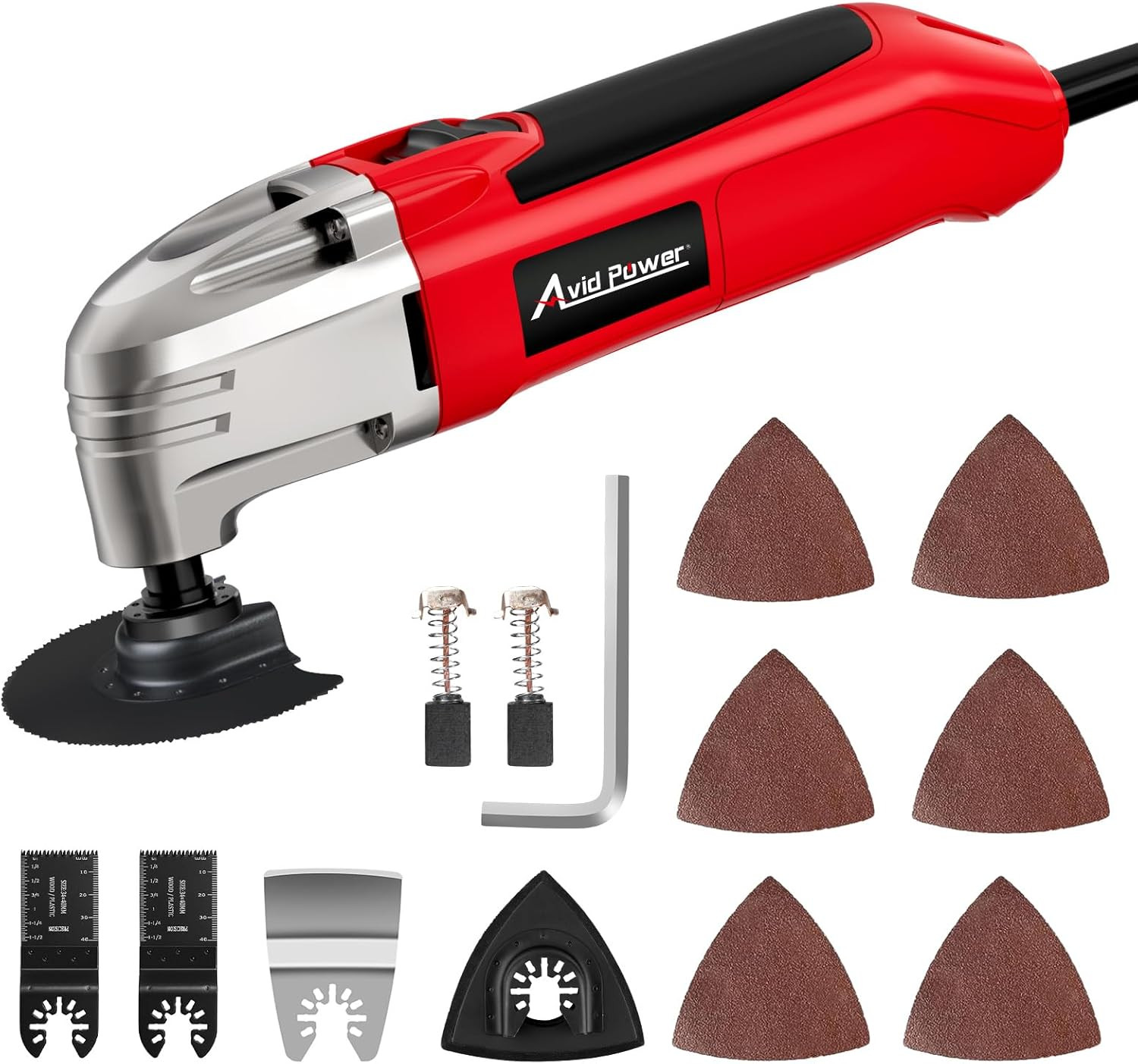 AVID POWER Oscillating Tool, 22000 OPM Electric Oscillating Multi Tool with 3°Os