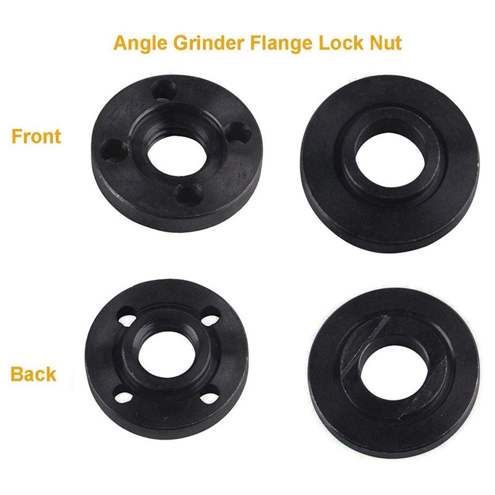 M16-Thread Replacement Angle Grinder Parts Inner Outer Flange Nut Set Tools*2