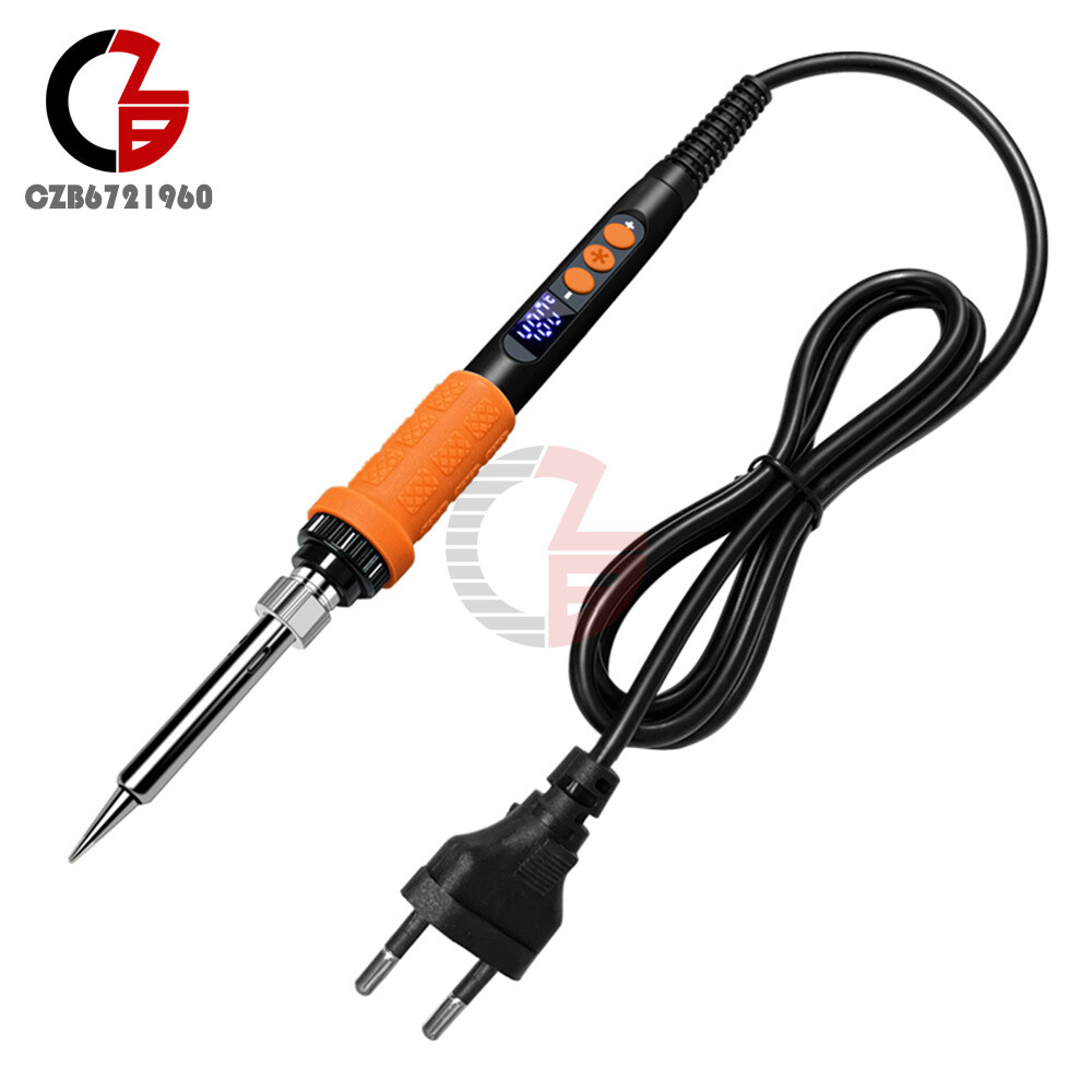 90W Soldering Iron Kit Electric LED Adjustable Temperature Soldering Iron tip