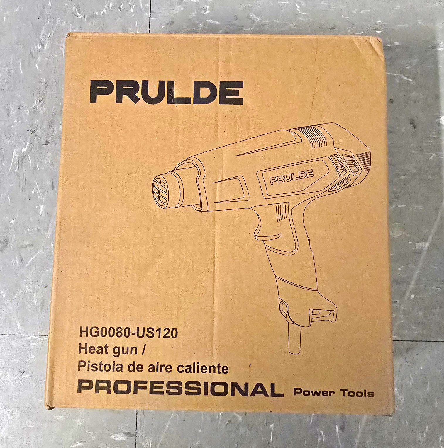 PRULDE HG0080-US120 Heat Gun 120V 1200W Corded Electric 752-1112°F 60Hz