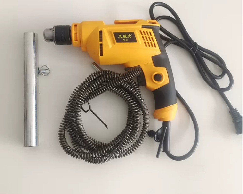 Electric Drain Cleaning Tool: Drain Cleaner for Floor Drains and Pipe Bends
