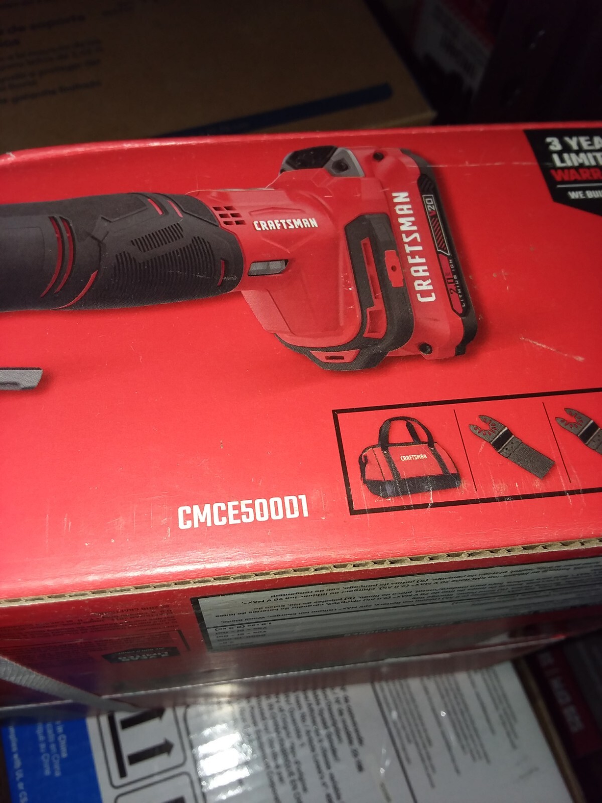 *NEW* CRAFTSMAN V20 Variable Speed Oscillating Multi-Tool Kit (CMCE500D1)