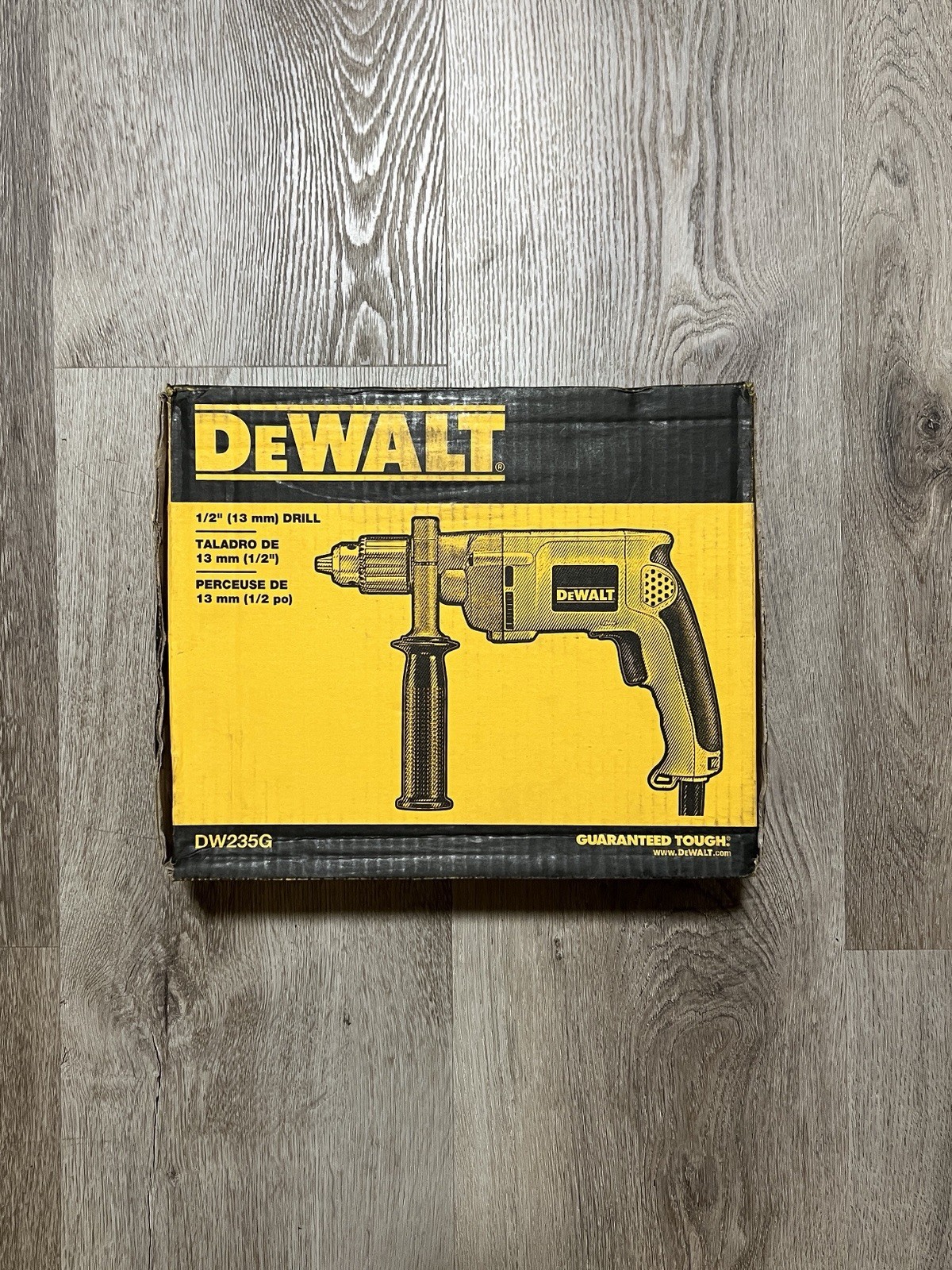 DEWALT 7.8-Amp Corded Drill 1/2 Variable Speed Reversible DW235G New Sealed