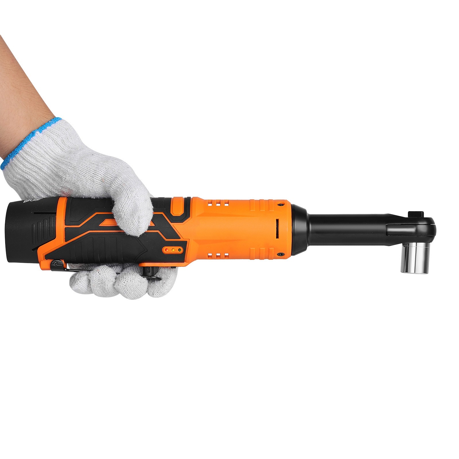 Uimoso Cordless Electric Ratchet Wrench 3/8 inch Drive, 33 ft-lbs Torque