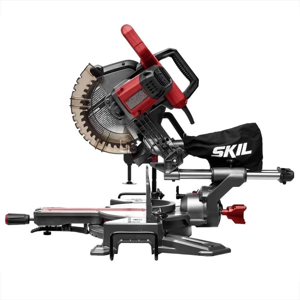 Versatile 10&Prime; Dual Bevel Sliding Compound Miter Saw with Safety Features