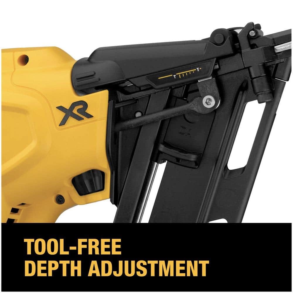 DEWALT 20V MAX XR 2-1/2 in. 15-Gauge Finish Nailer Kit with Battery & Charger