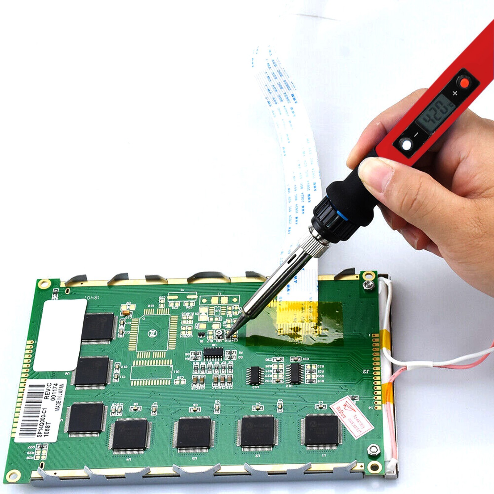 80W Electric Soldering Iron Welding Gun Tool Kit Solder Wire Desoldering Pump