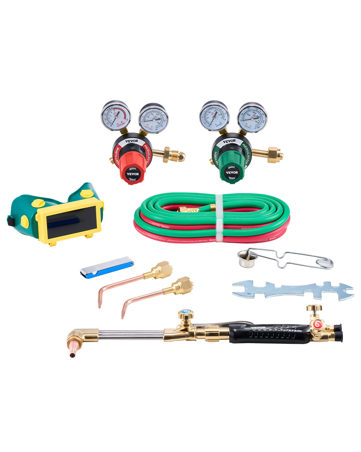 VEVOR Oxygen Acetylene Torch Kit 12PCS Gas Welding Cutting Torch Kit 177 » Hose