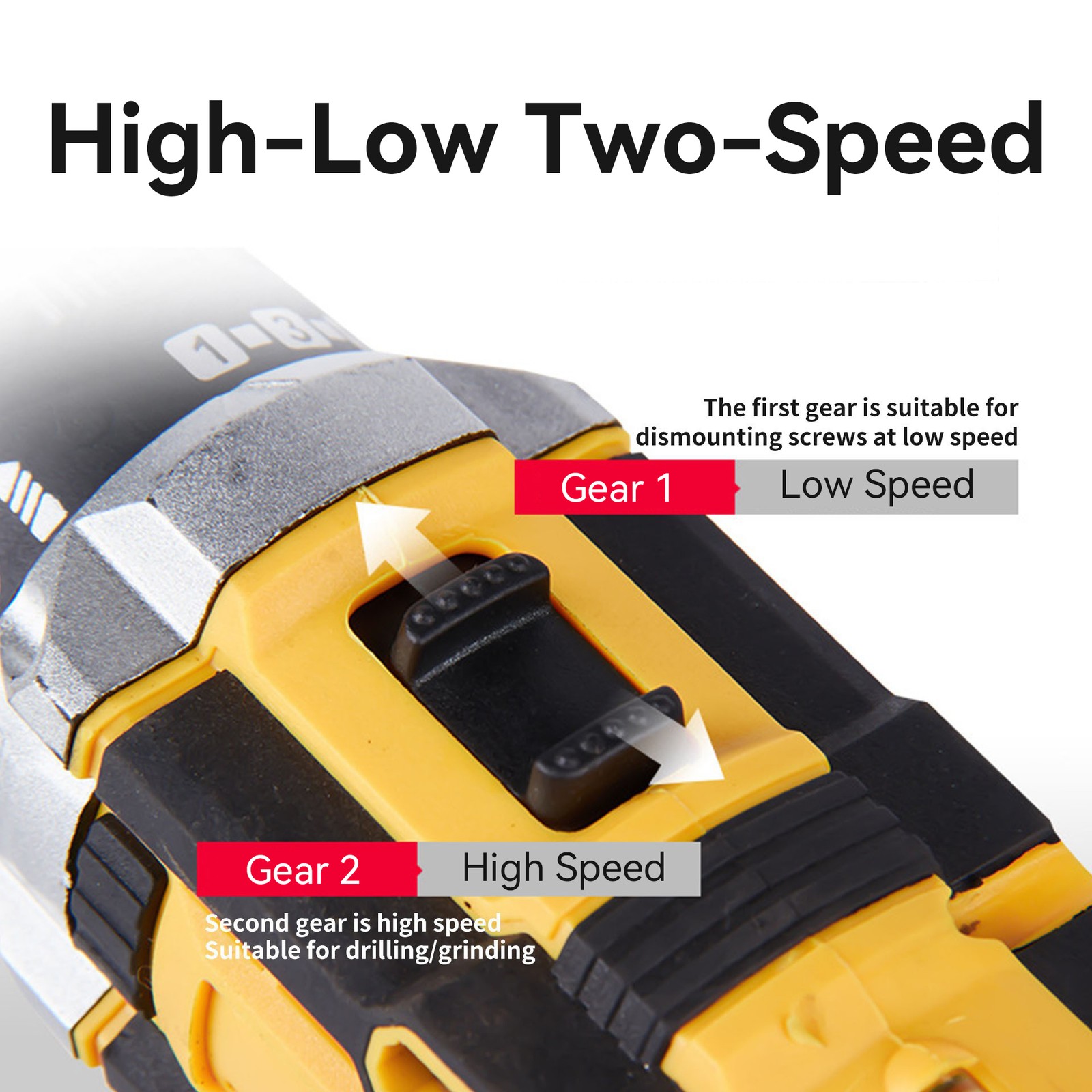 21V Cordless Impact Drill Driver 2-Speed w/ Battery Charger 25-Piece Kit