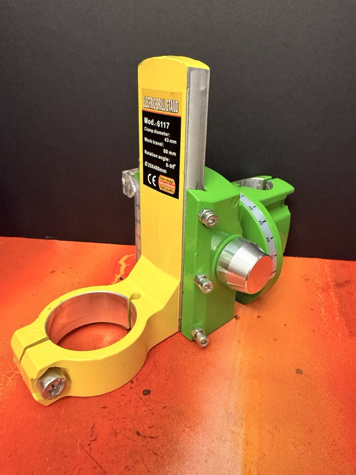 Replacement Head Unit for Electric Drill Stand (Mod. 6117) – 0-90° Adjustable
