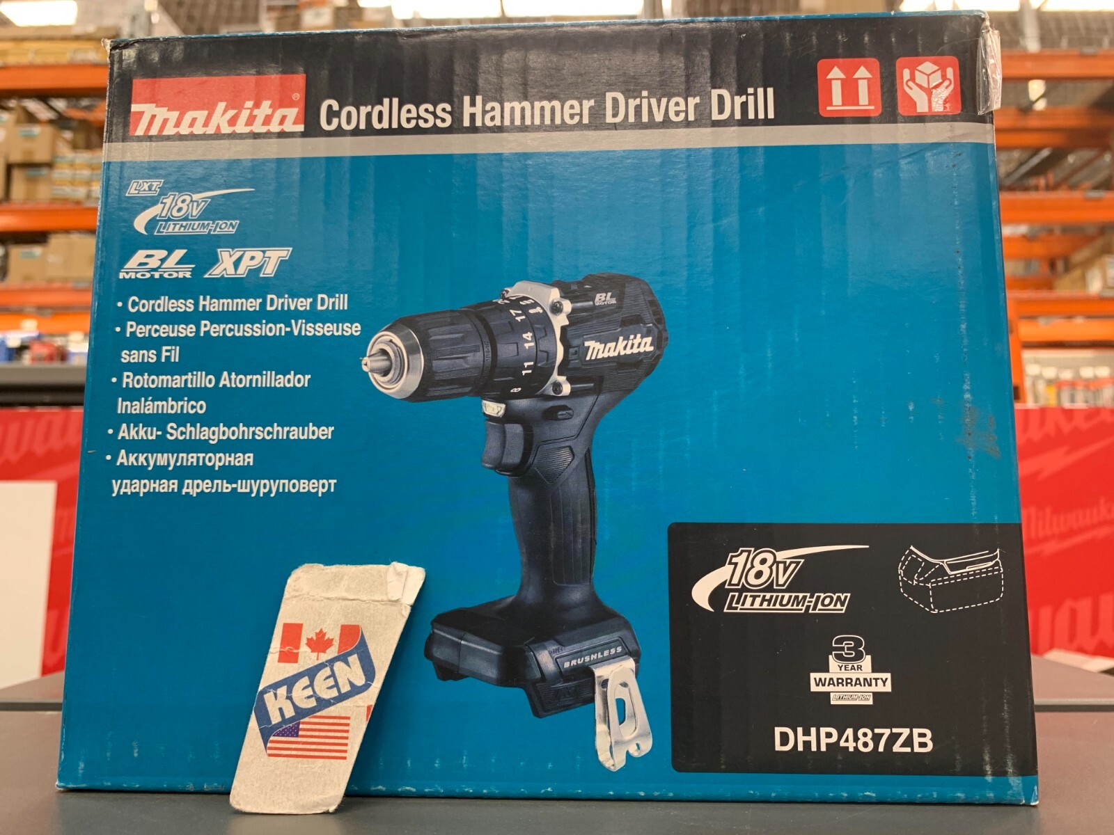 MAKITA CANADA 1/2&Prime; Sub-Compact Cordless Hammer Drill / Driver w/Brushless Motor