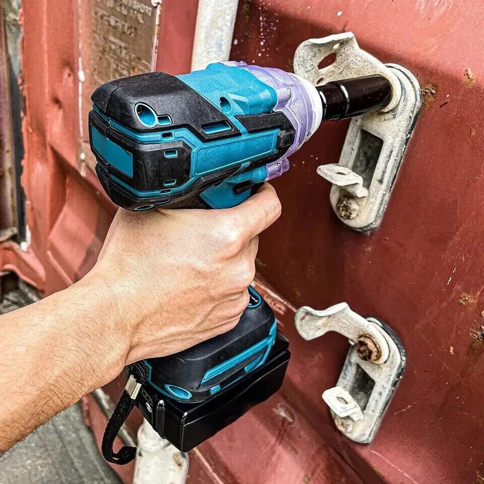 520N.m Cordless Brushless Impact Wrench Fit 18V 1/2&Prime; Makita Battery High Power