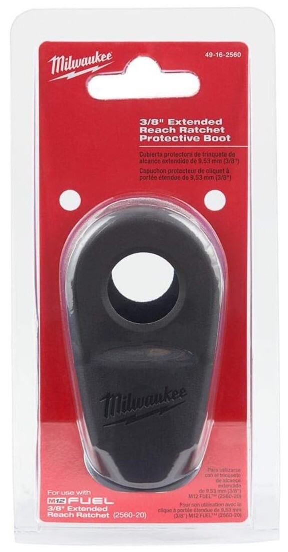 Milwaukee 49-16-2560 M12 FUEL 12V 3/8&Prime; Extended Reach Ratchet Rubber Boot