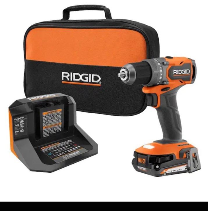 RIDGID 18V SubCompact Brushless Cordless Drill/Driver Kit