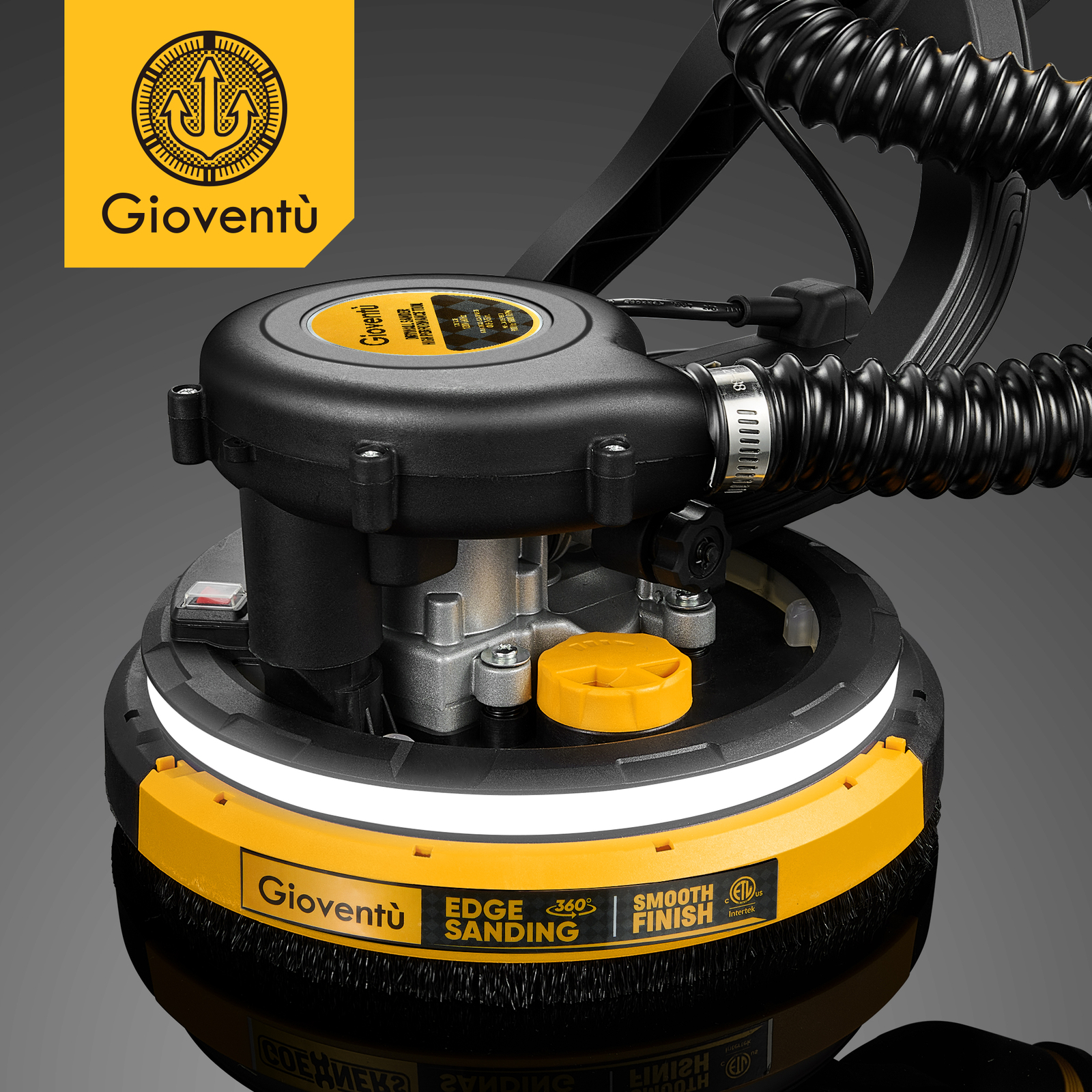 USA Drywall Sander 780W Powerful Electric Dustless Wall Sander Vacuum Attachment