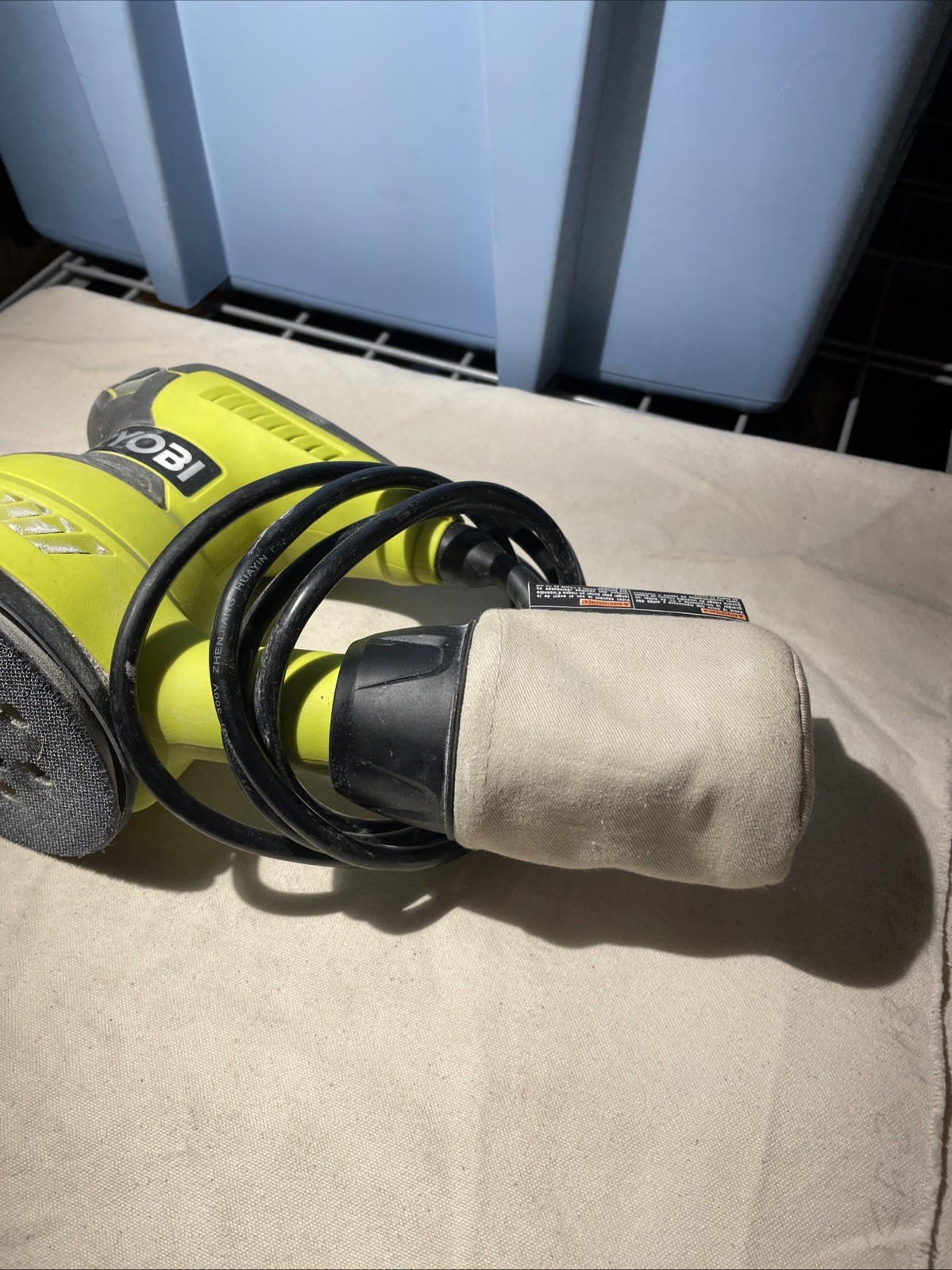 Ryobi RS290G 5&Prime; Random Orbit Sander – Black/Green