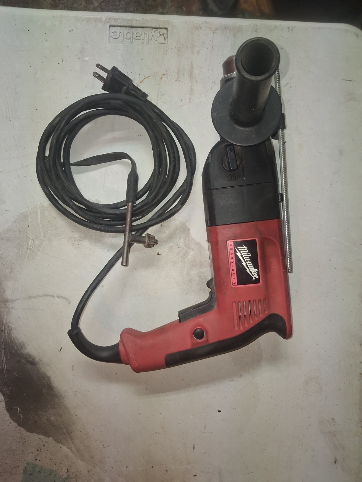 Milwaukee 5378-20 Corded 1/2&Prime; Hammer Drill w/ Chuck Key, Handle