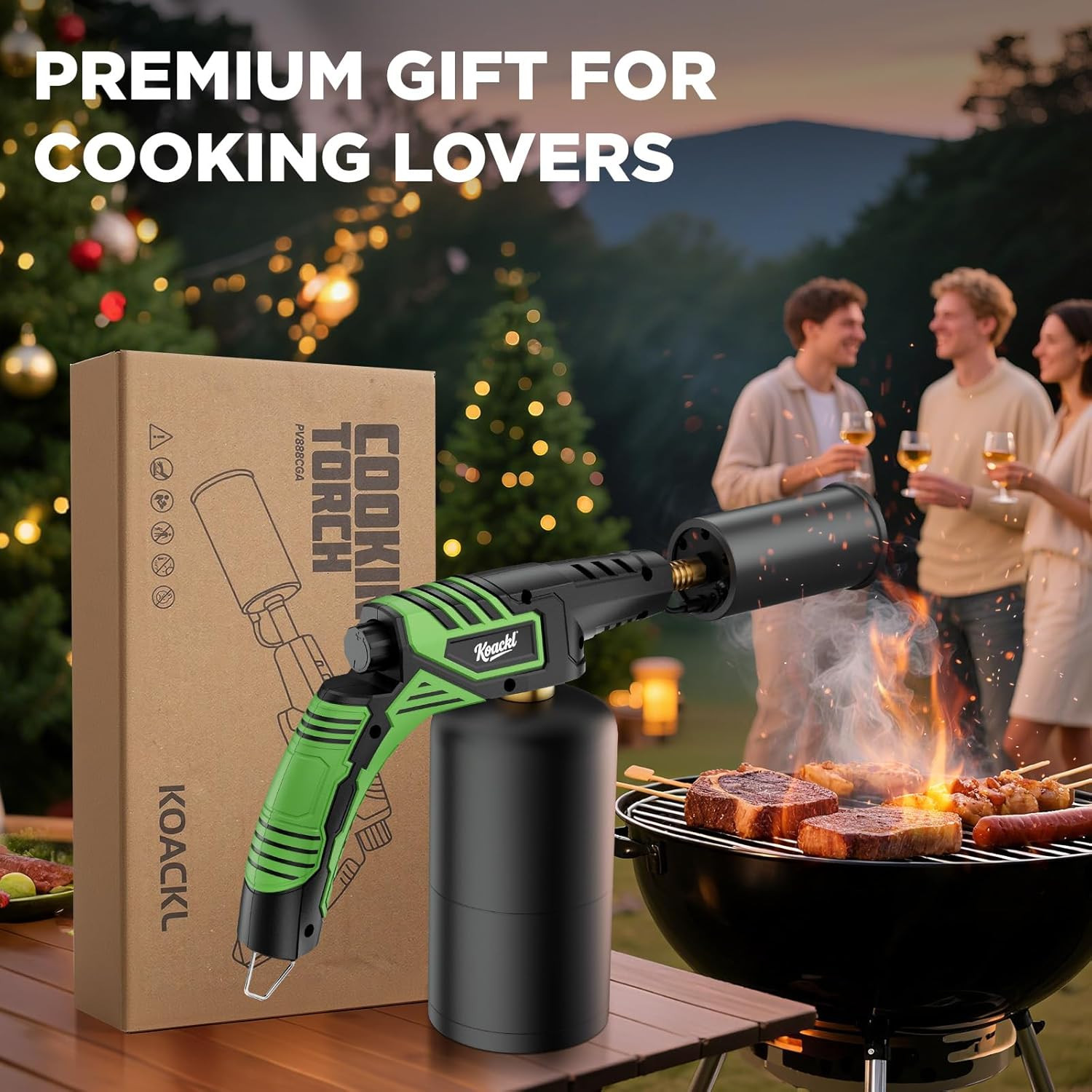 Powerful Propane Torch Head, Campfire Starter, Charcoal Lighter, Welding Torch H