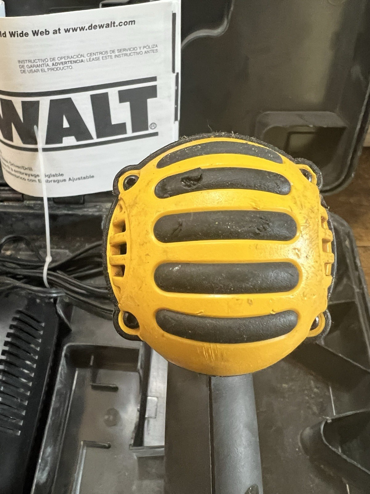 DeWalt DC980 12V XRP Cordless Drill 2 Batteries Charger Case Manual