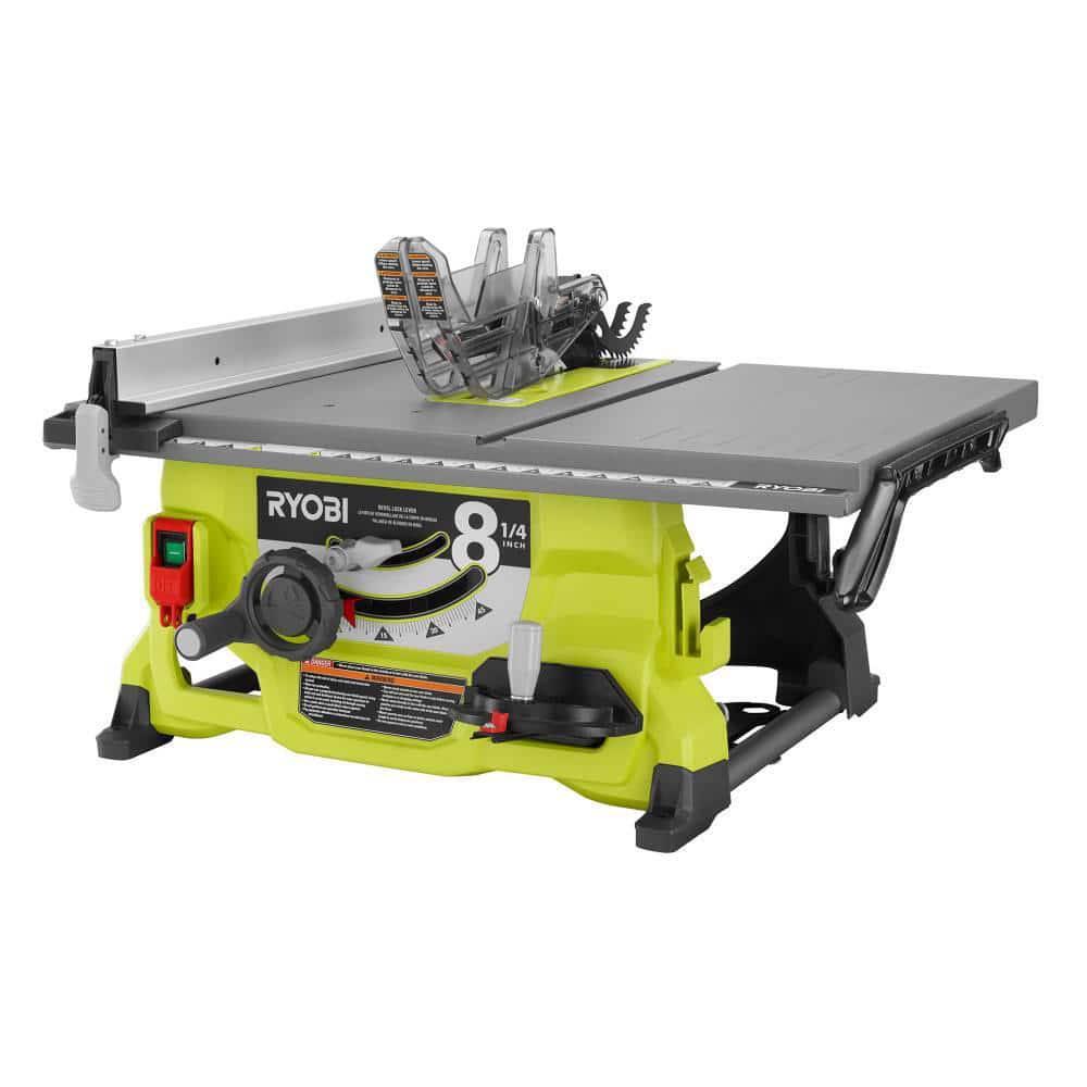 13 Amp 8-1/4 In. Compact Portable Corded Jobsite Table Saw Heavy Duty (No Stand)