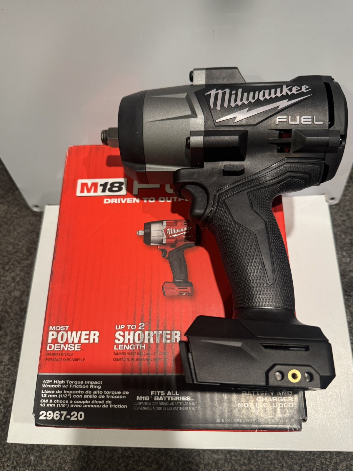 BIG. BLACK. MILWAUKEE 1/2” High Torque Impact 2967-20 Blacked Out