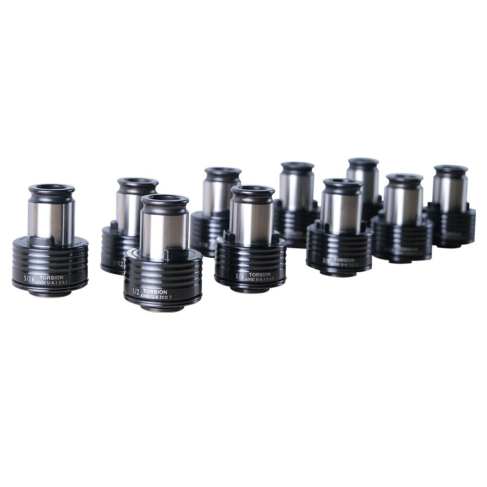10Pcs ANSI 8.5/32&Prime; 13/16&Prime; TAP Clutch Collet Chuck Holder for Arm Tapping Machine