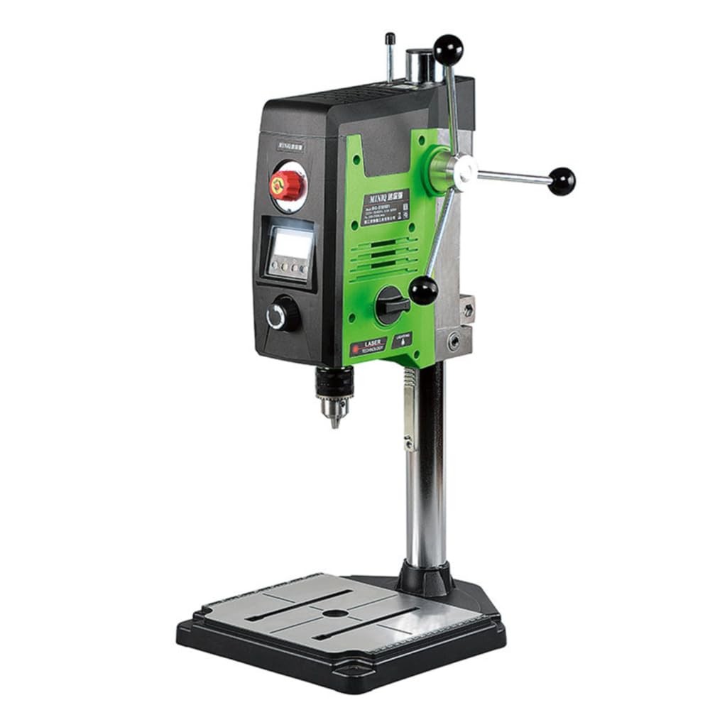 800W Bench Drill Press Stand Digital Display Mini 6 Speed 16mm Chuck