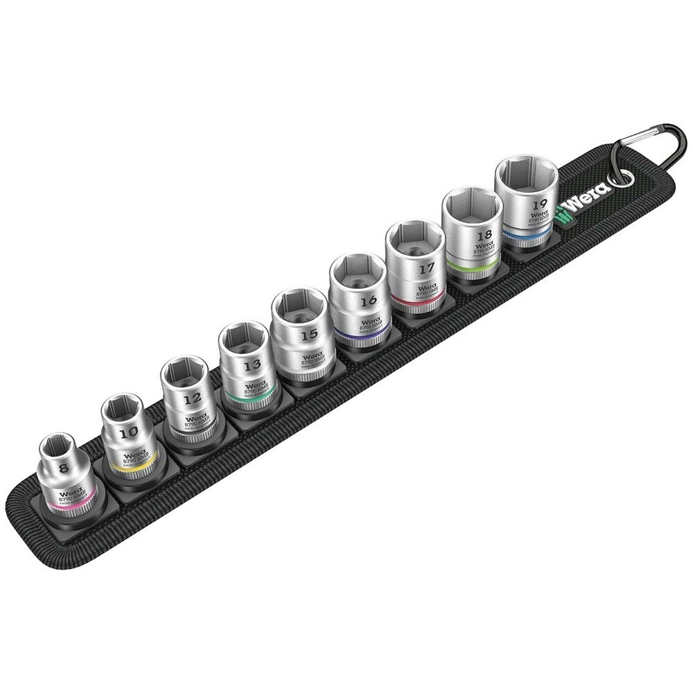 Wera 05 003883 001 1/4&Prime; Metric Sockets 9 Piece