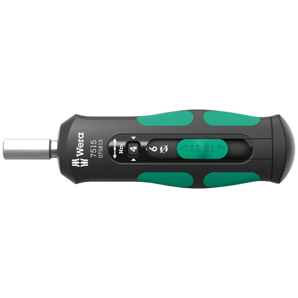 Wera 05075815001 | 7515 Kraftform Torque Driver Speed ​​Torque Wrench, 2-6Nm