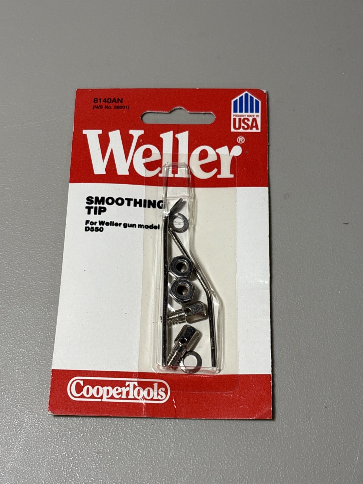 NOS – WELLER 6140AN 59201 REPLACEMENT SOLDERING GUN TIP FOR D550 GUN -New Sealed