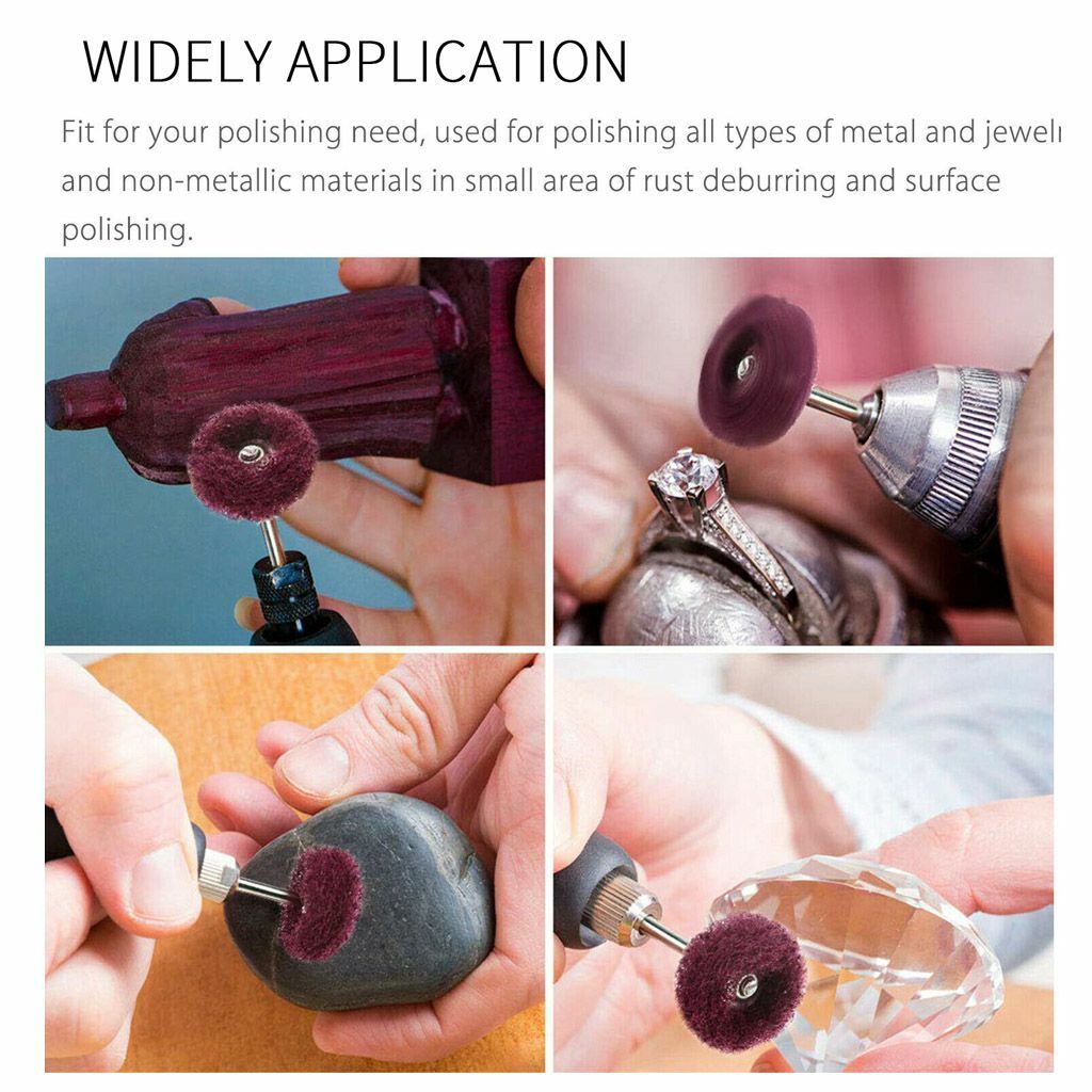 10 20 50 Abrasive Wheel Buffing Polishing 25mm Grinding Wheel Dremel Rotary Tool