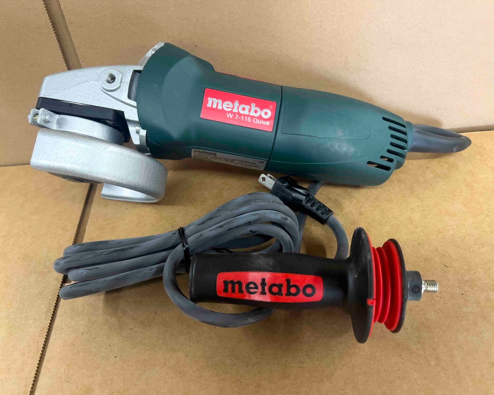 Metabo W7-115 Quick 4 1/2&Prime;Grinder