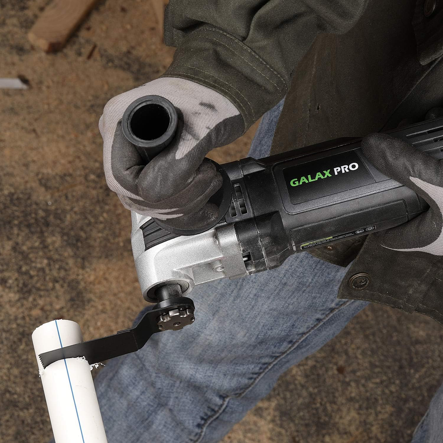 3.5A 6 Variable Speed Oscillating Multi Tool Kit with Quick Clamp System Change