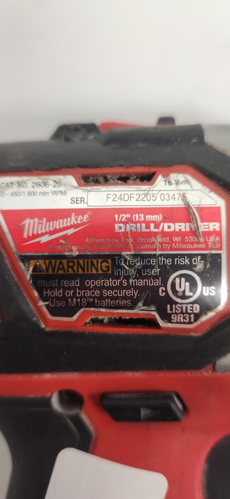 MILWAUKEE TOOLS 2606-20 (P04020925)