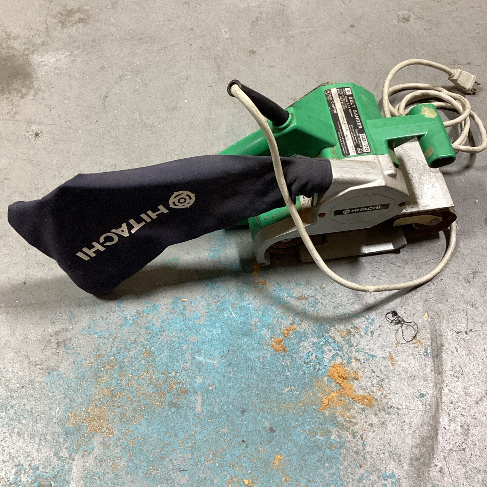 HITACHI 3&Prime; X 21&Prime; Corded Belt Sander SB-75 SHOP TESTED