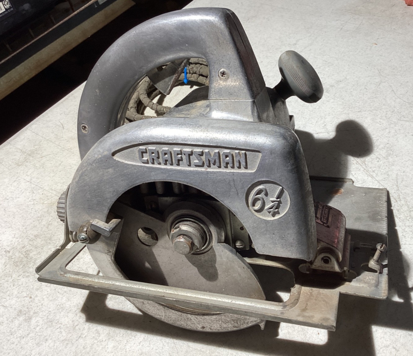 Vintage Sears Roebuck Craftsman 6.25” Circular Electric Hand saw USA Simpson