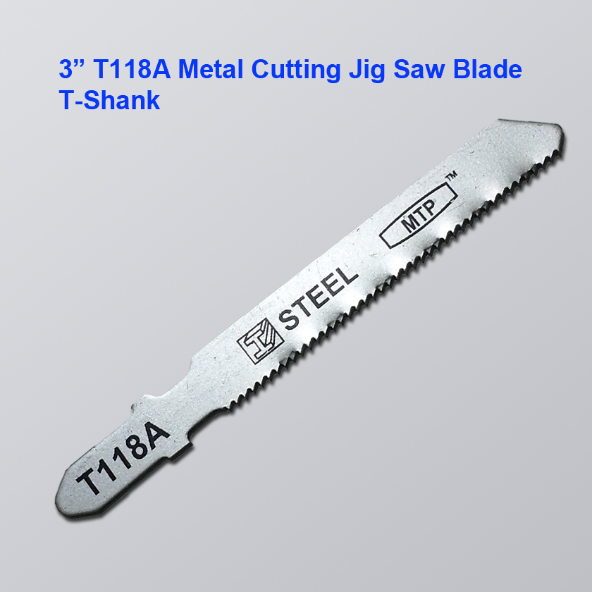 10x T118A 3&Prime; T-shank Metal Cutting Jig Saw Blades fits Bosch HSS Straight Fine