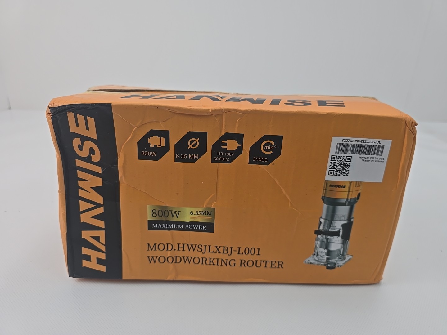Compact 800W Wood Router – Router for Woodworking with 35000RPM