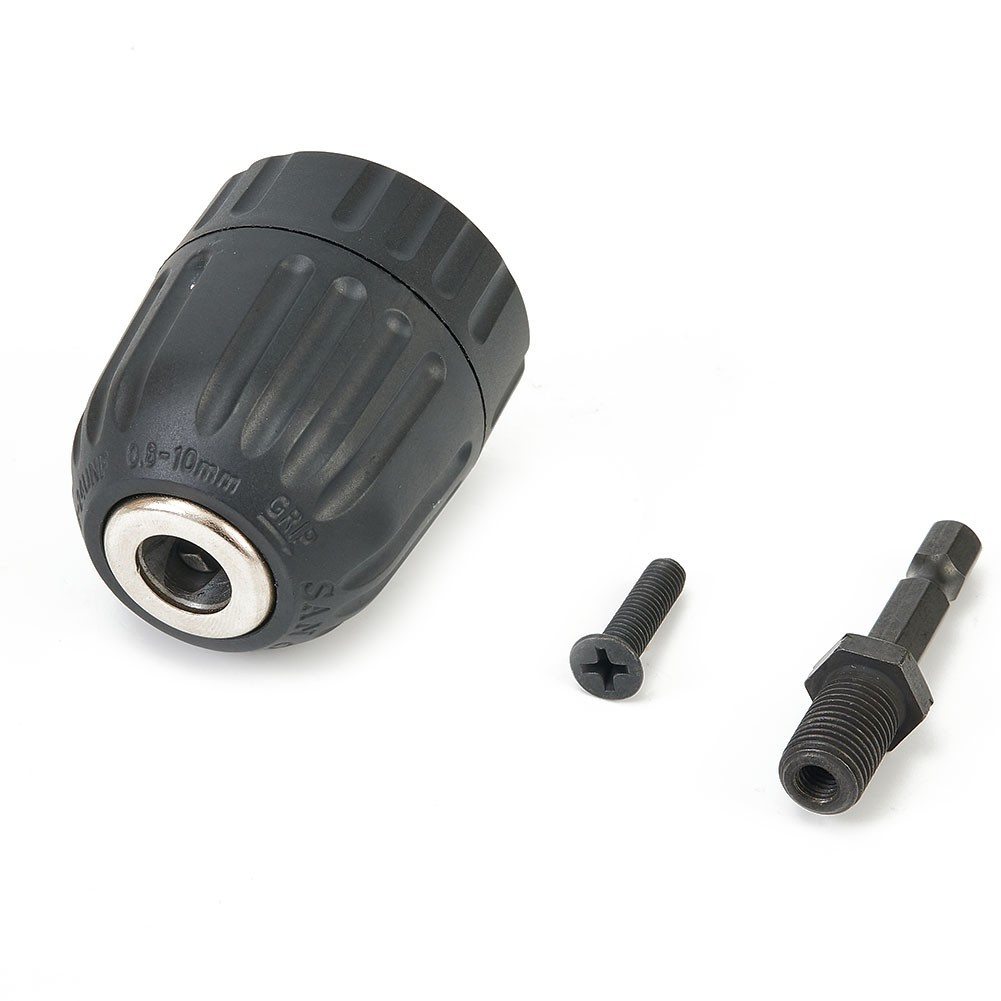 0.8-10mm Chuck Adapter Change Chuck Converter Drill Hex Keyless Duable