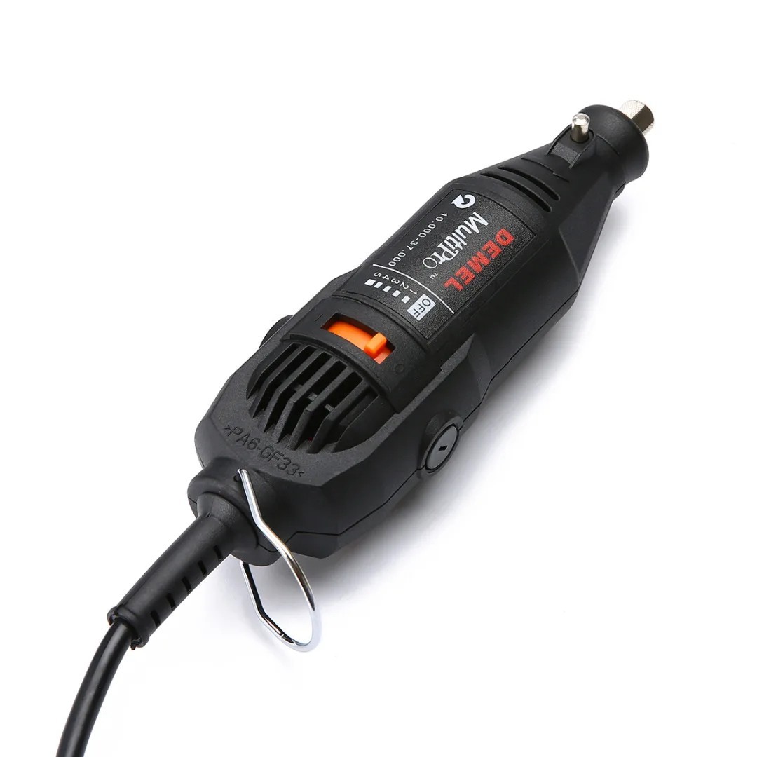 110V Electric Rotary Tool Kit 130W Mini Drill Engraver 5 Speed Grinder Set