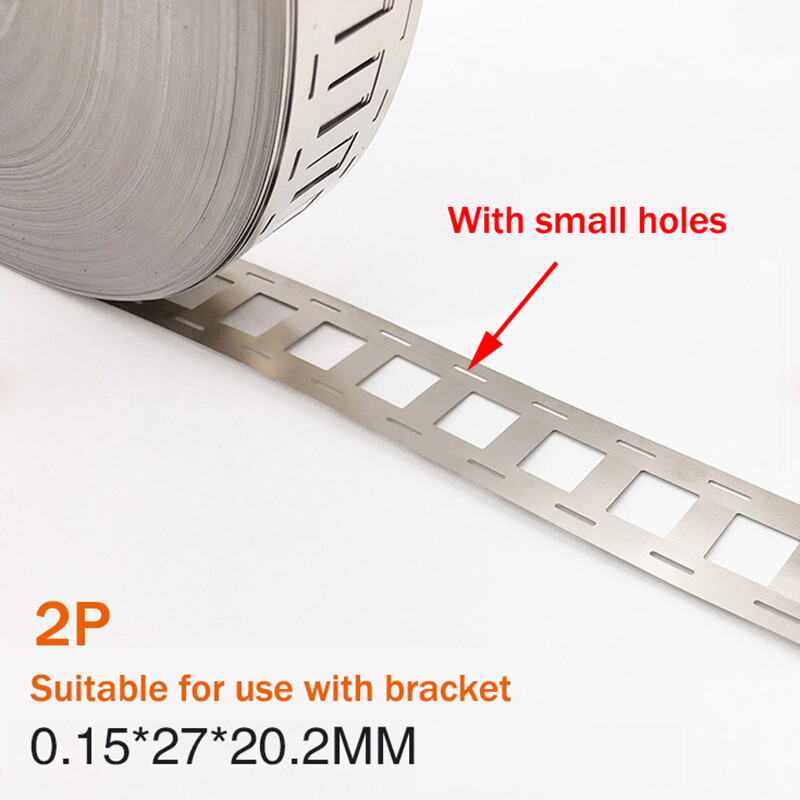 Pure Nickel Plated Steel Strap Strip Battery Spot Belt Welding 18650 2P 3P 4P