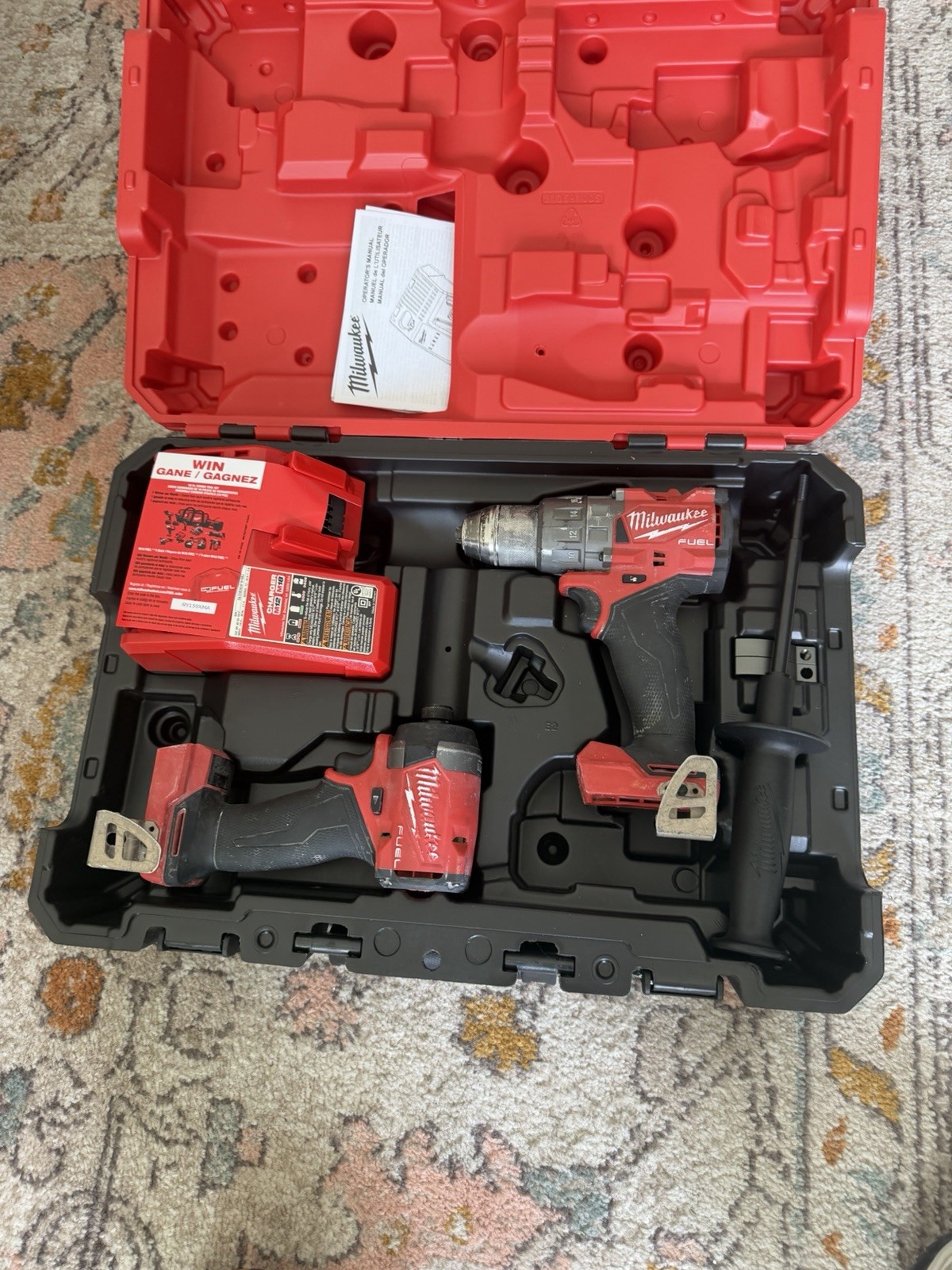 Milwaukee 3697-22 M18 FUEL 18V 2 Combo Hammer Drill & Impact Driver *No Battery