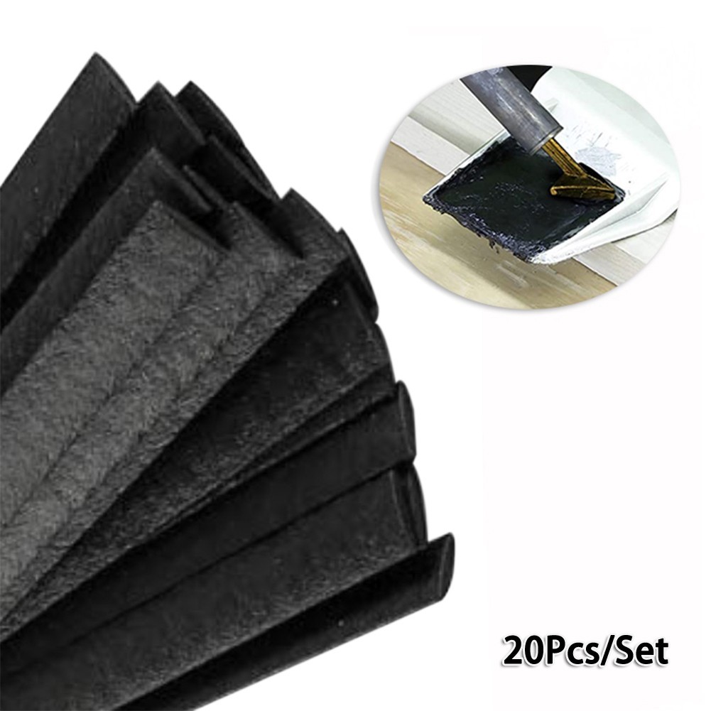 Plastic Welding Rods Welding Rods Indoor Outerdoor 2.5mm 20Pcs/Set Black