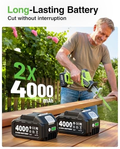TaskStar 21V Recip Saw Brushless 2 Batts