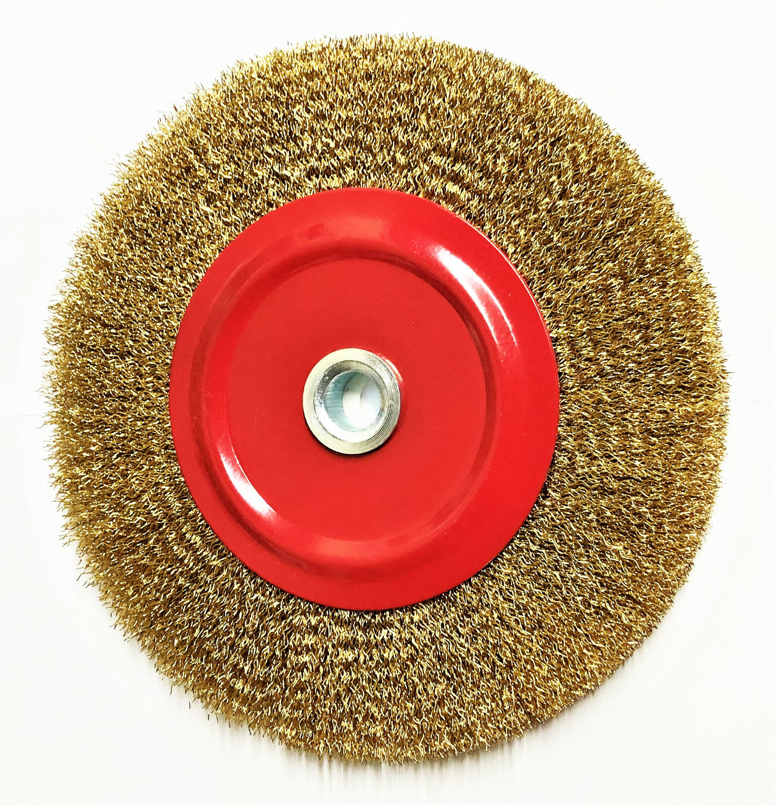 8&Prime; CALHAWK BENCH GRINDER STEEL WIRE WHEEL BRUSH 5/8 ARBOR