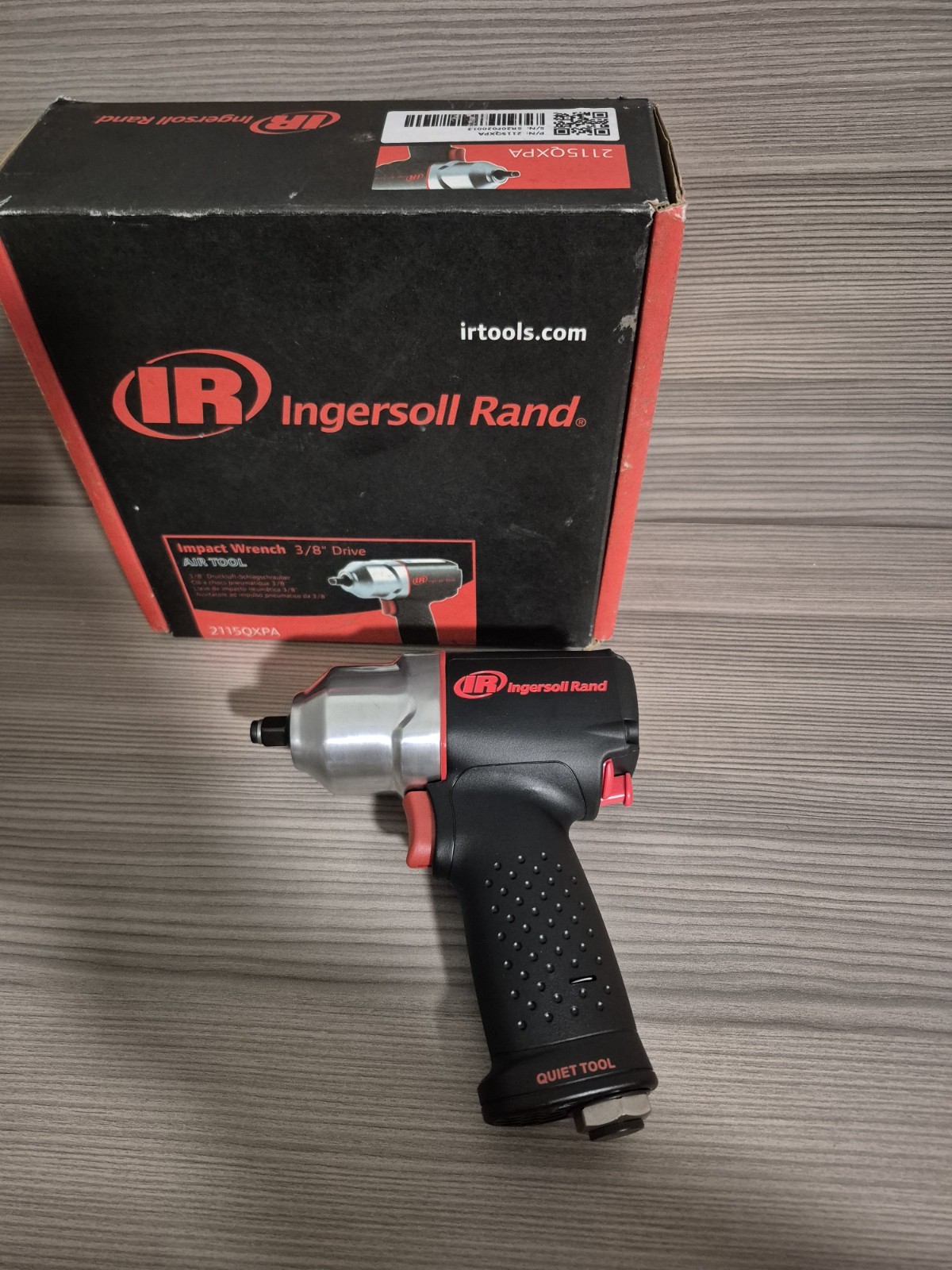 Ingersoll Rand 2115QXPA Impact Wrench/3/8&Prime; Drive /15000 RPM / 300 Ft-Lb.Max Tor
