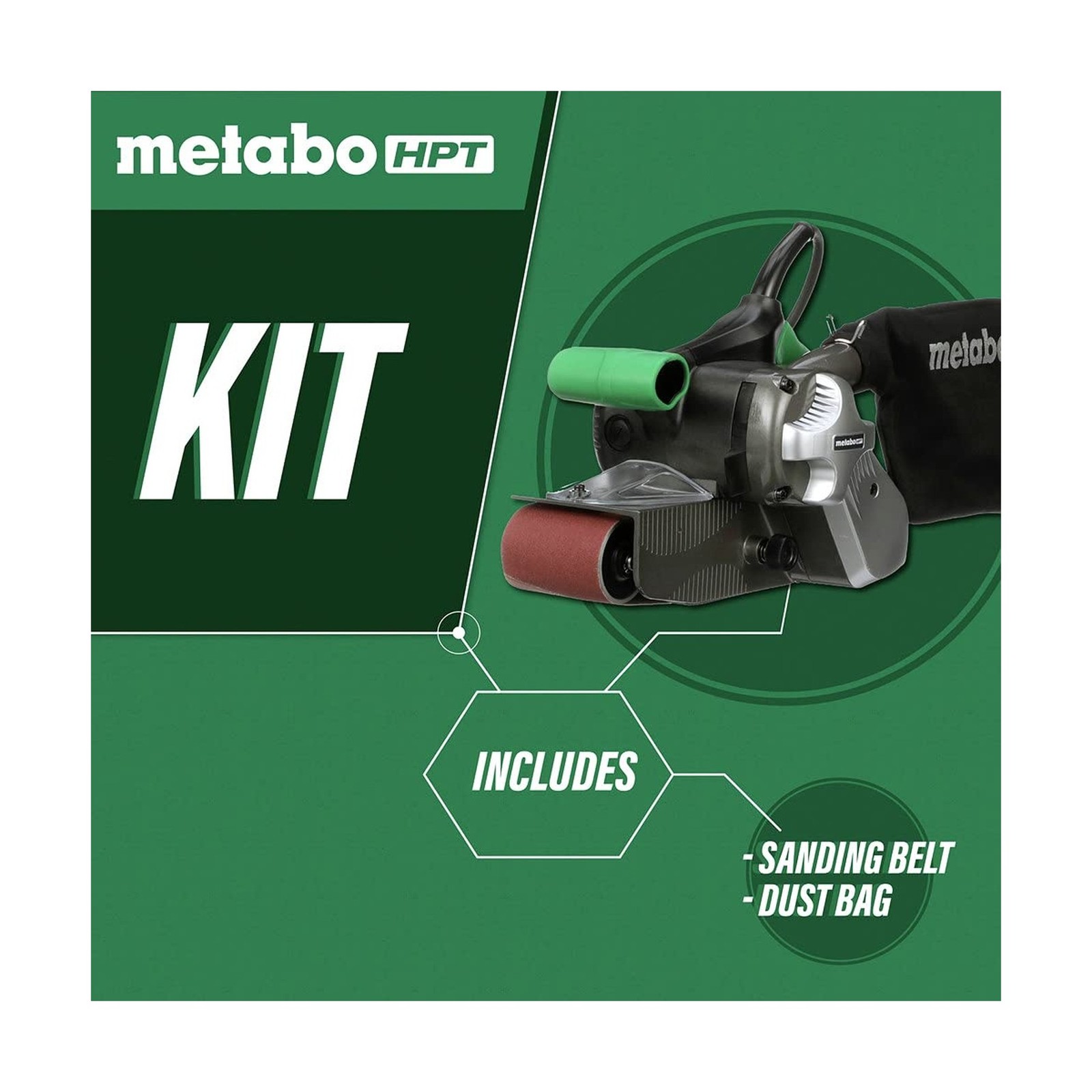 Metabo HPT Belt Sander | 3 x 21 Inch | For Woodworking | Variab… USA FAST SHIP