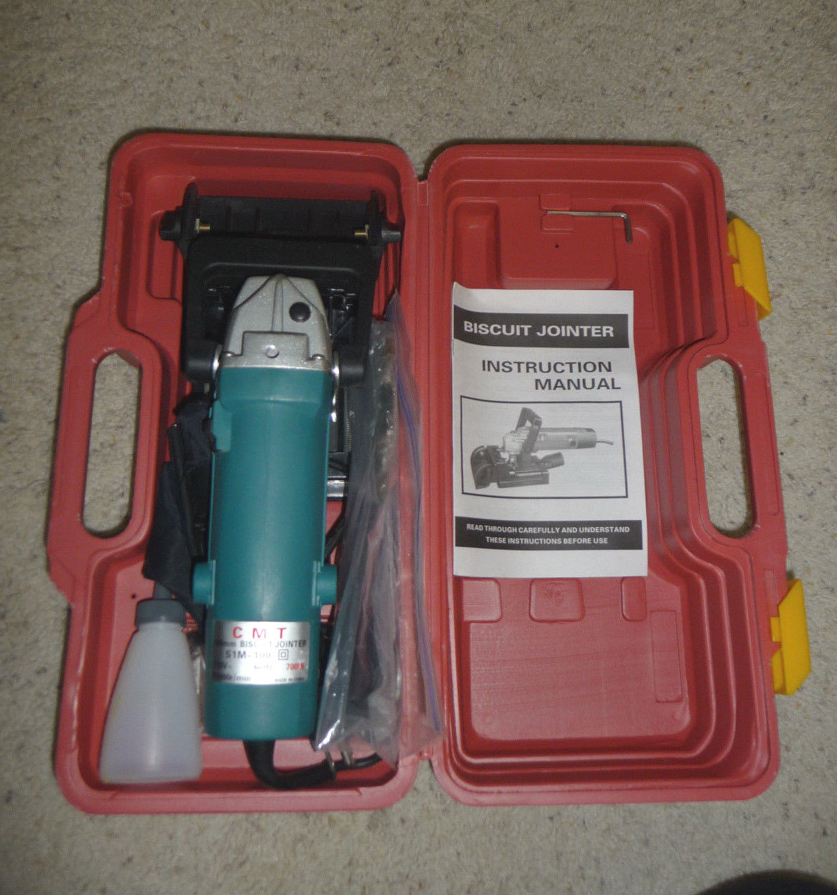 CMT Biscuit Jointer 100 mm 700W Kit w/ Hard Case Model : S1M-100