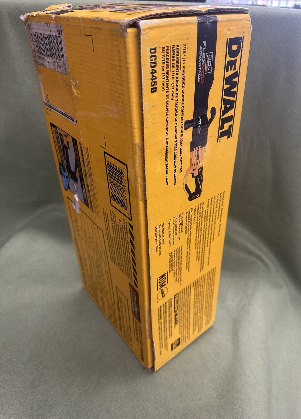 💥NEW SEALED BOX💥DEWALT DCD445B 7/16&Prime; QUICK CHANGE COMPACT STUD & JOIST DRILL