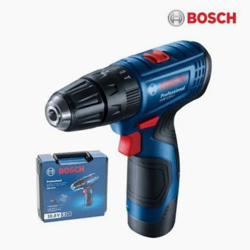 Bosh GSB 120-LI Cordless Hammer Drill 10.8V 1×2.0Ah 1500rpm 30/40 Nm 8mm 1.1kg